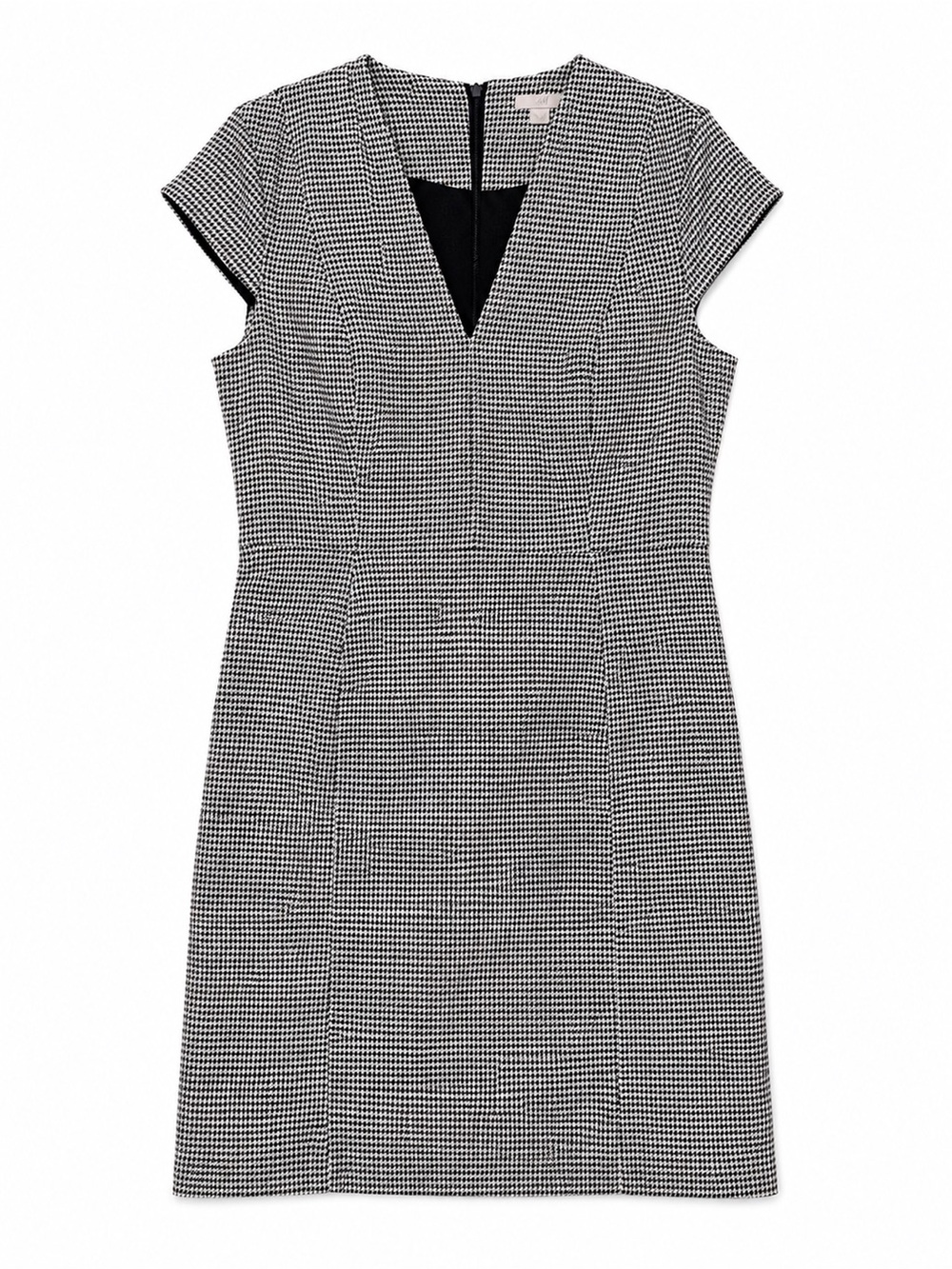 H&M Black & White Houndstooth Dress Size 8 NWT